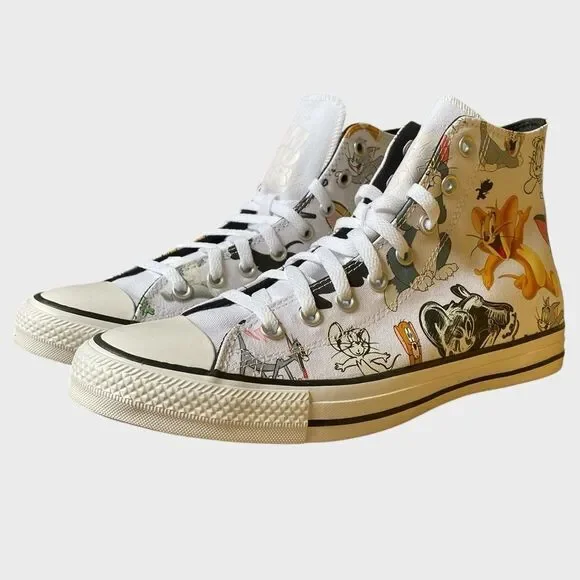 NEW Converse x Tom and Jerry Chuck Taylor All Star Limited Ed Men's 10 Wmn's 12 - Picture 3 of 16